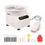 Pottery Wheel 11in Ceramic Wheel Foot Pedal Touch Screen Apron 350W White Carousel 1