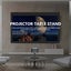 Aluminum Desktop Projector Stand w Ballhead Angle Adjustment Carousel 2