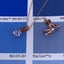 Rose Gold Premium Crystal Jewellery Set "Alexandra" (Pale Blue) Carousel 3