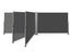 Retractable Side Awning Privacy Screen Shade 2MX6M- Dark Grey Carousel 3