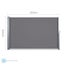 Retractable Awning shade 2M x 3M- Grey Carousel 4