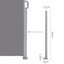 Retractable Awning shade 2M x 3M- Grey Carousel 10