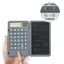 Pocket Calculator With Lcd Writing Tablet 12-digit Basic Calculator With Erasab Carousel 1