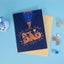 Greeting Cards Father's Day Three-dimensional Greeting Card The Best Dad Paper Carousel 3