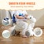 New 4 in 1 Rocking Horse for Toddlers 1-3 Years Ride on Toy with Sound Blue Carousel 5