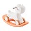 New 3 in 1 Rocking Horse for Toddlers 1-3 Years Ride on Toy with Board Red Carousel 1