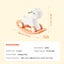 New 3 in 1 Rocking Horse for Toddlers 1-3 Years Ride on Toy with Board Red Carousel 7