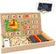 Wooden Number Bricks Blocks Mathematics Material Educational Toy + Time Learnin Carousel 1
