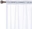 Transparent Curtains Living Room Rod Pocket Window Curtain Panels Bedroom Semi Carousel 5