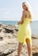 Augustine Valentina Midi Dress Yellow Carousel 2