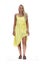 Augustine Valentina Midi Dress Yellow Carousel 3