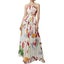 Womens Sleeveless Spaghetti Strap Beach Tropical Summer Ma x i Dress Floral pri Carousel 1