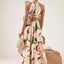 Womens Sleeveless Spaghetti Strap Beach Tropical Summer Ma x i Dress Floral pri Carousel 4