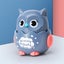 Education Toy Inertial Return Vehicle Toy Car Cute Owl Shape Head Rotated Soupt Carousel 4