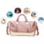 Women's Sports Bag Men's Travel Bag With Shoe Box And Wet Pocket Weekend Shoul Carousel 4
