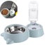 Pet Automatic Feeder Detachable Stainless Steel Bowl Automatic Water Dispenser Carousel 2