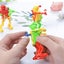 3pcs Dancing Robot Wind Up Walking Robot Toy Funny Clockwork Dancer Kids Gifts Carousel 3