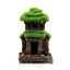 Aquarium Fish Tank Landscaping Flocking Shelter Tree Root Small House Rockery R Carousel 1