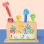 Educational Toys Dinosaur Bouncing Wooden Toys Building Blocks Children's Cogni Carousel 3
