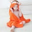 Animal Hooded Baby Towel Washcloth Toddler Premium Cotton Absorbent Bathrobe Fo Carousel 3