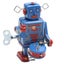 Tin Robot Toys Retro Clockwork Wind Up Metal Walking Robot Toy Vintage Collecti Carousel 1