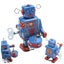 Tin Robot Toys Retro Clockwork Wind Up Metal Walking Robot Toy Vintage Collecti Carousel 2