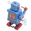 Tin Robot Toys Retro Clockwork Wind Up Metal Walking Robot Toy Vintage Collecti Carousel 4