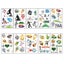 Temporary Tattoos For Kids And Adults Cartoon Soccer Sports Style Tattoos - Wor Carousel 1