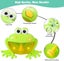 Baby Bath Bubble Toys Set Automatic Frog Bubble Maker Kids Bath Bubble Machine Carousel 2