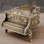 Desktop Jewelry Storage Box Large Capacity Jewelry Box Metal Crafts Ornaments Carousel 3