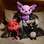 11.8inch Cute Black Dark Evil Monsters Vampire Bat Plush Toys Trick Doll Hallow Carousel 4