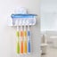 Suction Cup Toothbrush Holder Transparent With Cover Dustproof Washing Rack Too Carousel 4