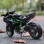 1:12 Kawasaki Ninja H2r Motorcycle Street Bike Model Shock Absorber Alloy Fuel Carousel 4