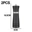 Salt And Pepper Grinders Refillable Set With Ceramic Mechanism Solid And Durabl Carousel 2