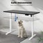 Levede Motorised Standing Desk Frame Only Single Motor Height Adjustable Carousel 3