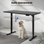 Levede Motorised Standing Desk Frame Only Single Motor Height Adjustable Carousel 3