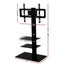 Artiss Floor Tv Stand Bracket Mount Swivel Height Adjustable 32 to 70 Inch Black Carousel 2