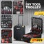 1375PCS Tool Kit Case Trolley Portable Mechanics Toolbox Storage Organiser Carousel 2