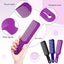 Barber Clipper Combs Set 3 Flat Top Hair Cutting Combs blue Purple Black Carousel 2