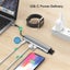 Usb C Hub Macbook Pro Adapter 8 In 1 Portable Aluminum Usb C Dongle With Usb C Carousel 3