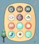 Baby Telephone Toy Educational Toy Light Music Toy Multifunction Toy Gifts Mult Carousel 3