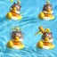 Water Spray Bath Toy duck Tumblers Design Babies Bathtub Toys Spray Bathing Tub Carousel 4