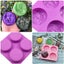 Silicone Soap Molds 4 Cavity Crescent Moon Face Silicone Soap Mold For Homemade Carousel 3
