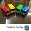 4pcs/set Bus Toys Car Ejection Toy Bus Model Toy Diecasts Toy Vehicles Car Kids Carousel 3