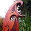 Rimu sculpture "Te wharenga" (the curling, breaking wave) Carousel 2