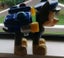 1 x Chase plastic toy 17cm tall & 1 x Rocky Plush toy 17cm tall Carousel 8