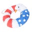 usa flag wreath july 4th eagle wreath fourth of july wreath independence day Carousel 16