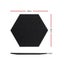 Alpha Acoustic Foam 12Pcs 35X30x0.9Cm Soundproof Absorption Panel Adhesive Black Carousel 2