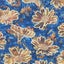 Quilting Patchwork Sewing Fabric Heirloom Blue Floral 50x55cm FQ Carousel 2