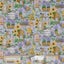 Quilting Patchwork Sewing Fabric Bee Culture Lavender 50x55cm FQ Carousel 1